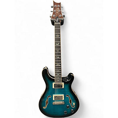 Used PRS SE Hollowbody II Piezo Peacock blue Hollow Body Electric Guitar