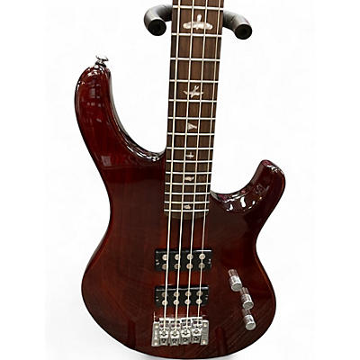 Used PRS SE Kingfisher Burgundy Electric Bass Guitar