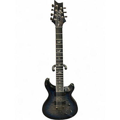Used PRS SE Mark Holcomb Blue Burst Solid Body Electric Guitar
