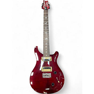 Used PRS SE Mark Holcomb SVN 7 STRING Trans Red Solid Body Electric Guitar