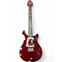 Used PRS SE Mark Holcomb SVN 7 STRING Trans Red Solid Body Electric Guitar Trans Red