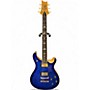 Used PRS SE McCarty 594 Flamed Trans Blue Solid Body Electric Guitar Flamed Trans Blue