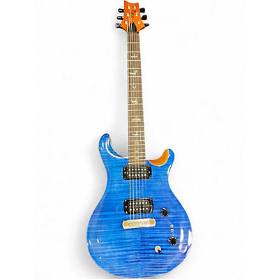 Used PRS SE Paul's Guitar Trans Blue Solid Body Electric Guitar