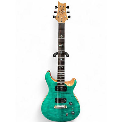 Used PRS SE Paul's Guitar Turquoise Solid Body Electric Guitar