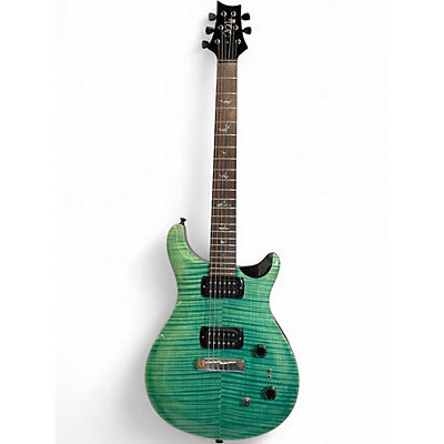 Used PRS SE Paul's Guitar Turquoise Solid Body Electric Guitar