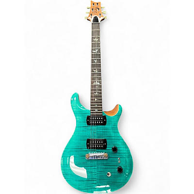 Used PRS SE Paul's Guitar Turquoise Solid Body Electric Guitar