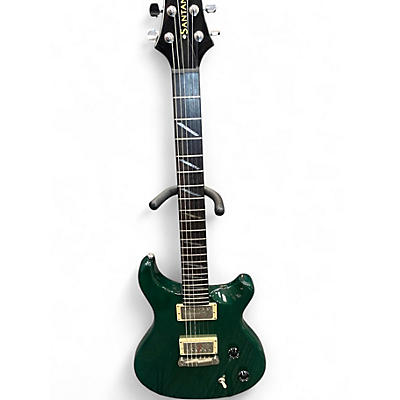 Used PRS SE SANTANA GREEN Solid Body Electric Guitar