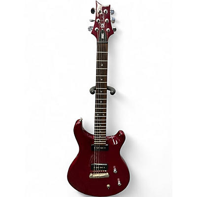 Used PRS SE SOAPBAR II Crimson Red Trans Solid Body Electric Guitar