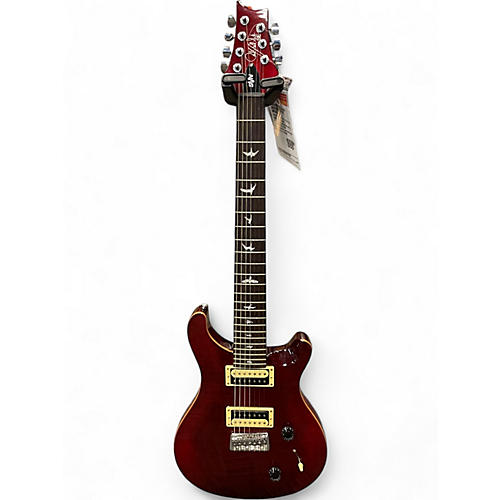 Used PRS SE SVN Cherry Solid Body Electric Guitar Cherry