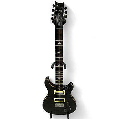 Used PRS SE SVN Trans Black Solid Body Electric Guitar