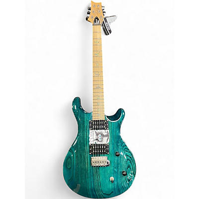 Used PRS SE SWAMP ASH SPECIAL BLUE IRIS Solid Body Electric Guitar