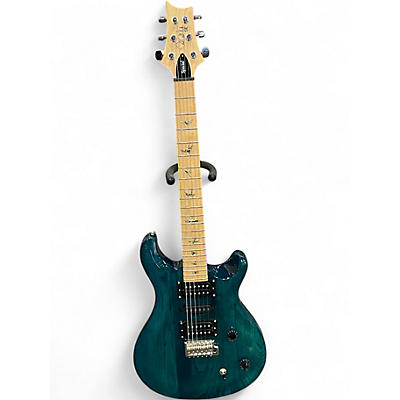 Used PRS SE SWAMP ASH SPECIAL IRI BLUE Solid Body Electric Guitar