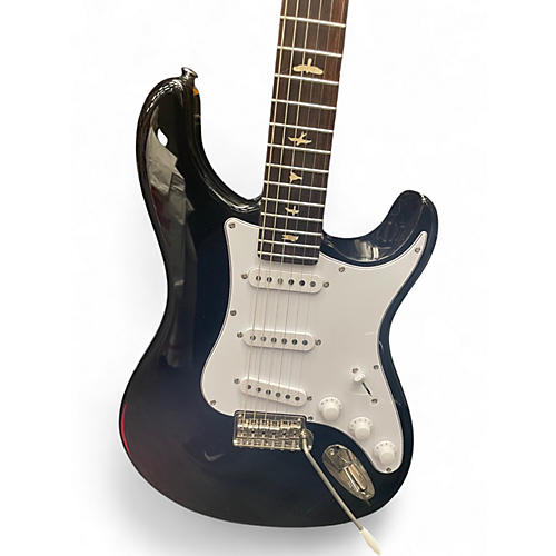 Used PRS SE Silver Sky Black and White Solid Body Electric Guitar Black and White