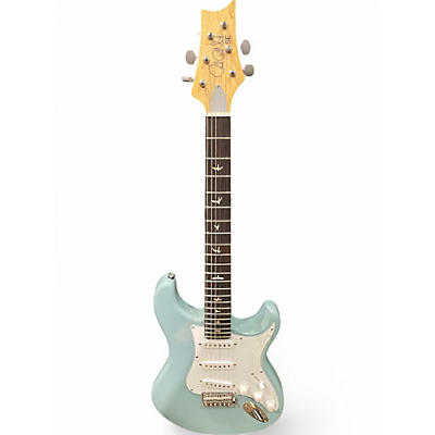 Used PRS SE Silver Sky Blue Solid Body Electric Guitar
