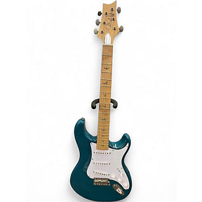 Used PRS SE Silver Sky Blue Solid Body Electric Guitar