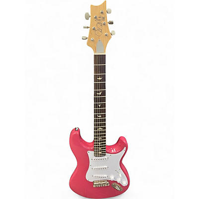 Used PRS SE Silver Sky DRAGON FRUIT Solid Body Electric Guitar