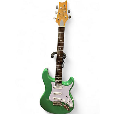 Used PRS SE Silver Sky GREEN Solid Body Electric Guitar