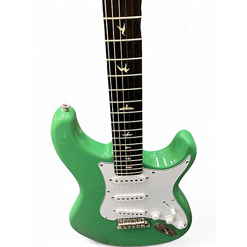 Used PRS SE Silver Sky GREEN Solid Body Electric Guitar GREEN
