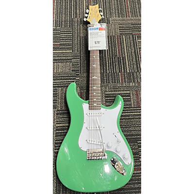 PRS Used PRS SE Silver Sky Green Solid Body Electric Guitar