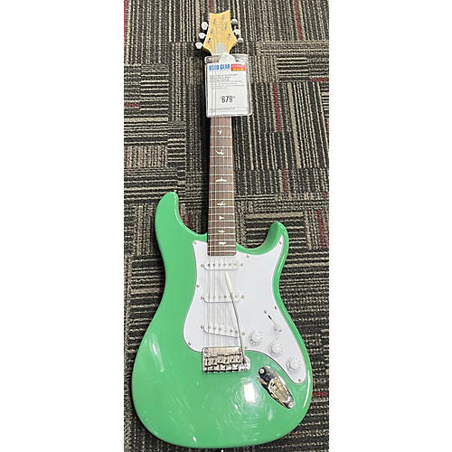 PRS Used PRS SE Silver Sky Green Solid Body Electric Guitar Green