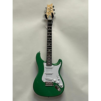 PRS Used PRS SE Silver Sky Green Solid Body Electric Guitar