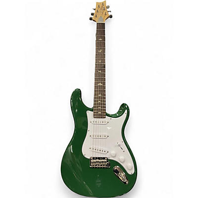 Used PRS SE Silver Sky Green Solid Body Electric Guitar