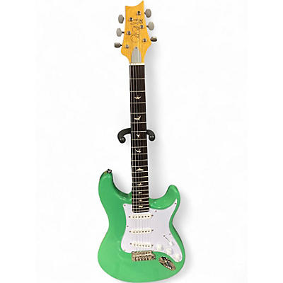 Used PRS SE Silver Sky Green Solid Body Electric Guitar