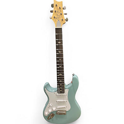Used PRS SE Silver Sky Left Stone Blue Electric Guitar