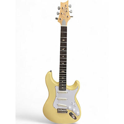 Used PRS SE Silver Sky MOON WHITE Solid Body Electric Guitar