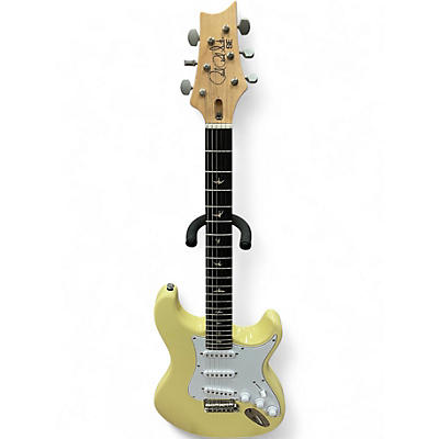 Used PRS SE Silver Sky Moon White Solid Body Electric Guitar