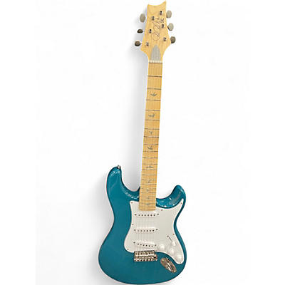 Used PRS SE Silver Sky Nylon Blue Solid Body Electric Guitar