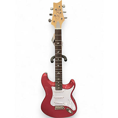 Used PRS SE Silver Sky Red Solid Body Electric Guitar