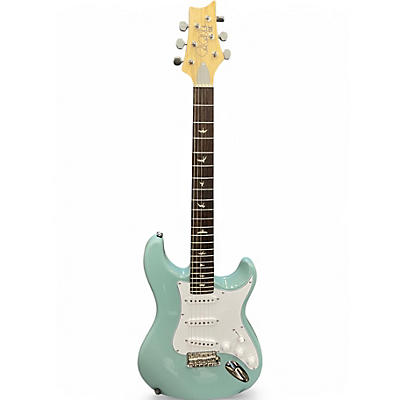 Used PRS SE Silver Sky STONE BLUE Solid Body Electric Guitar