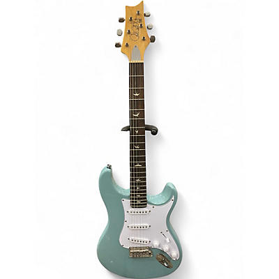 Used PRS SE Silver Sky STONE BLUE Solid Body Electric Guitar