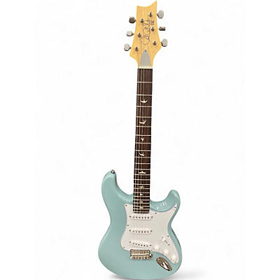 Used PRS SE Silver Sky STONE BLUE Solid Body Electric Guitar