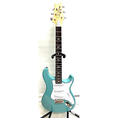 PRS Used PRS SE Silver Sky Seafoam Green Solid Body Electric Guitar