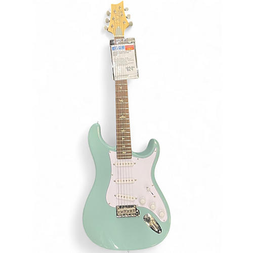 Used PRS SE Silver Sky Stone Blue Solid Body Electric Guitar Stone Blue
