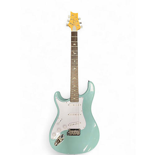 Used PRS SE Silver Sky Stone Blue Solid Body Electric Guitar Stone Blue