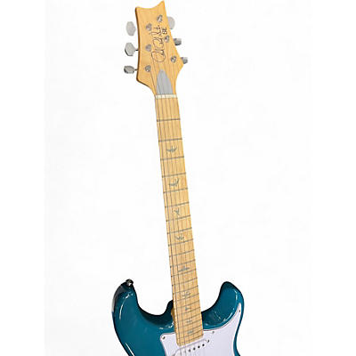 Used PRS SE Silver Sky Stone Blue Solid Body Electric Guitar