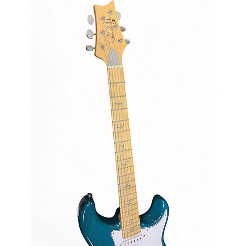 Used PRS SE Silver Sky Stone Blue Solid Body Electric Guitar Stone Blue