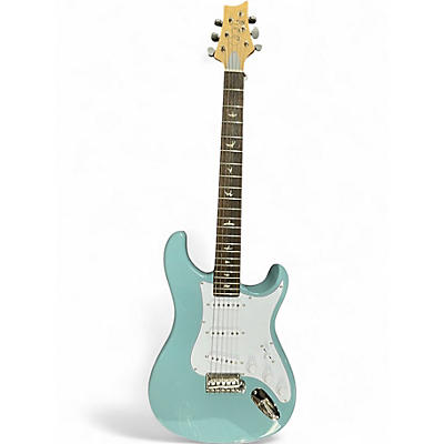 Used PRS SE Silver Sky Stone Blue Solid Body Electric Guitar