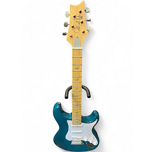Used PRS SE Silver Sky TEAL Solid Body Electric Guitar TEAL