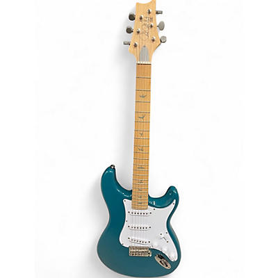 Used PRS SE Silver Sky Teal Solid Body Electric Guitar