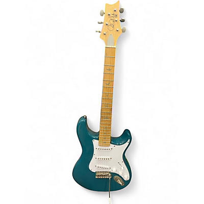 Used PRS SE Silver Sky Turquoise Solid Body Electric Guitar