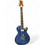 Used PRS SE Singlecut McCarty 594 Blue Ghost Flames Solid Body Electric Guitar Blue Ghost Flames
