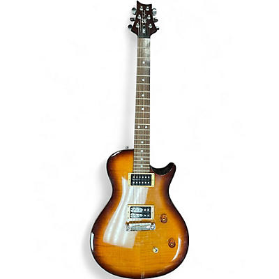 Used PRS SE Singlecut McCarty 594 Flame Sunburst Solid Body Electric Guitar