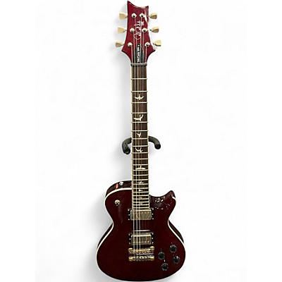 Used PRS SE Singlecut McCarty 594 Maroon Solid Body Electric Guitar