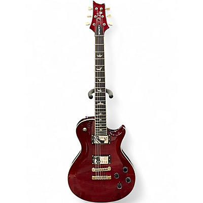Used PRS SE Singlecut McCarty 594 Trans Red Solid Body Electric Guitar