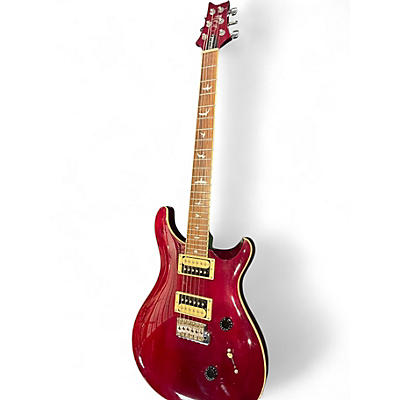 Used PRS SE Standard 24 Red Solid Body Electric Guitar