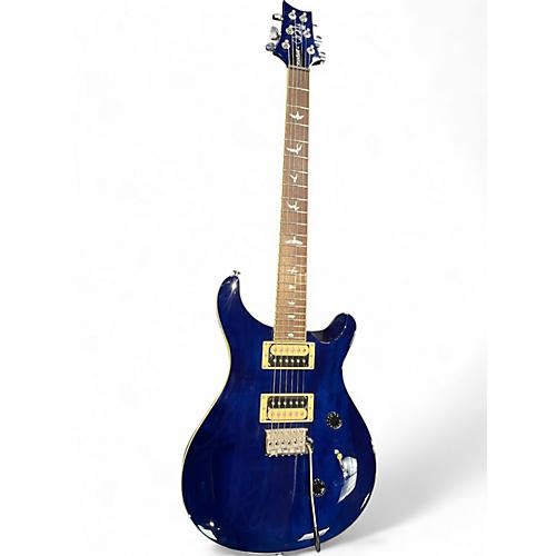 PRS Used PRS SE Standard 24 Trans Blue Solid Body Electric Guitar Trans Blue